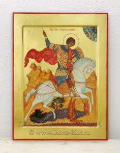 Икона «Георгий Победоносец (чудо о змие)» Ноябрьск